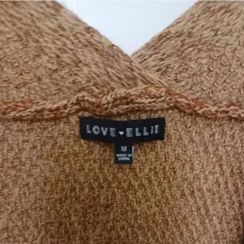 Love Ellie Cardigan Duster With Pockets Color Brown Size Medium - Picture 3 of 5